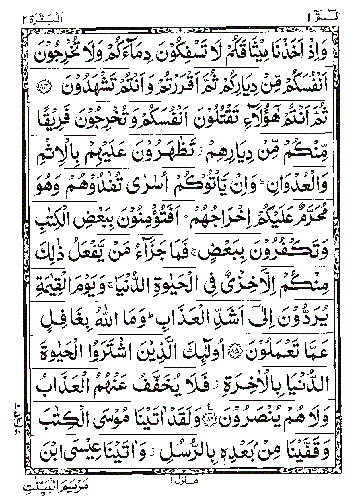 Surah Al-Baqarah Page 15